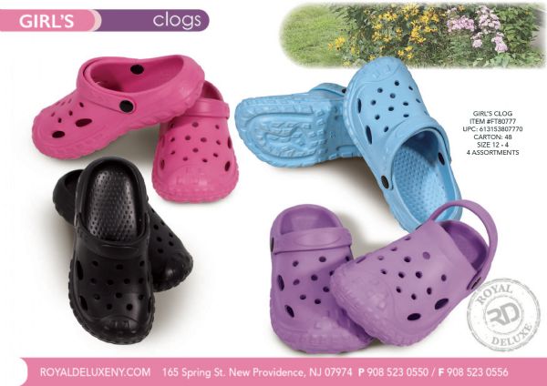 Girls Rugged Clogs