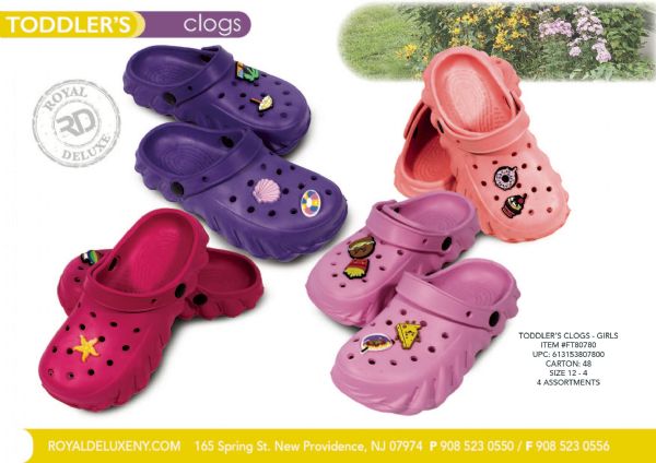 Girls Clogs With Charms