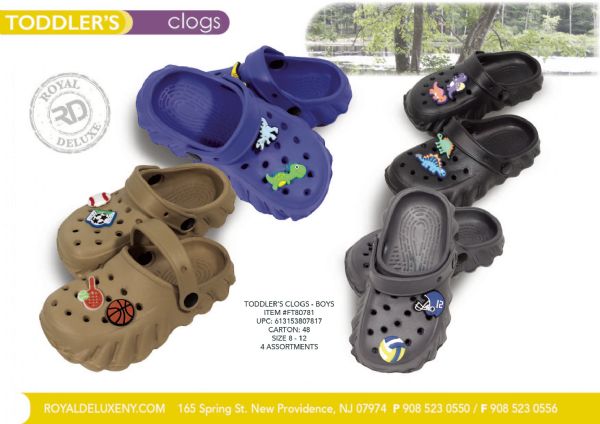 Toddler Boys Clog W Charm