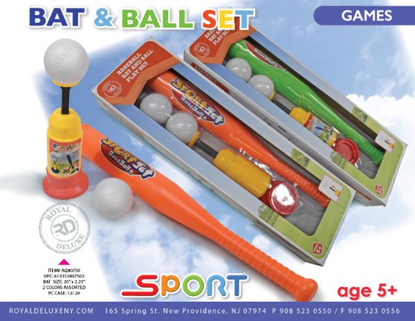 Baseball Training Bat & Ball Set