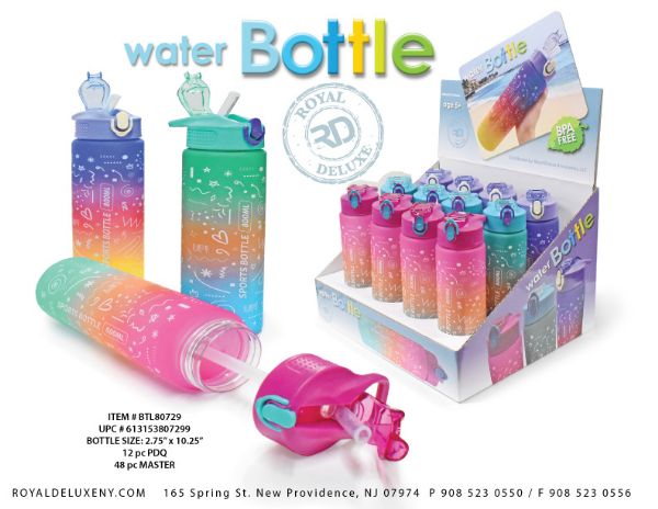 800ml Auto Spot Rainbow Decal Bottle