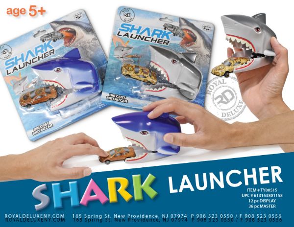 Shark Launcher Die Cast Car Set