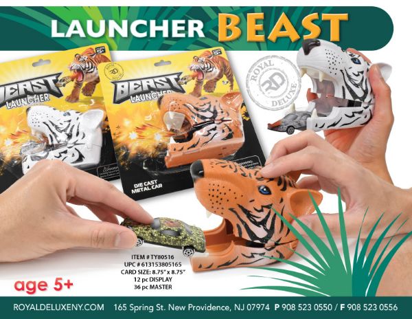 Beast Launcher Die Cast Car Set