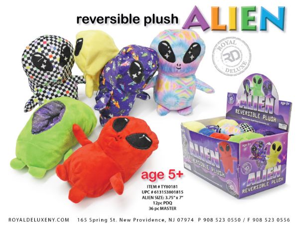 Reversible Plush Alien