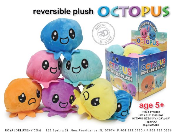 Reversible Plush Octopus