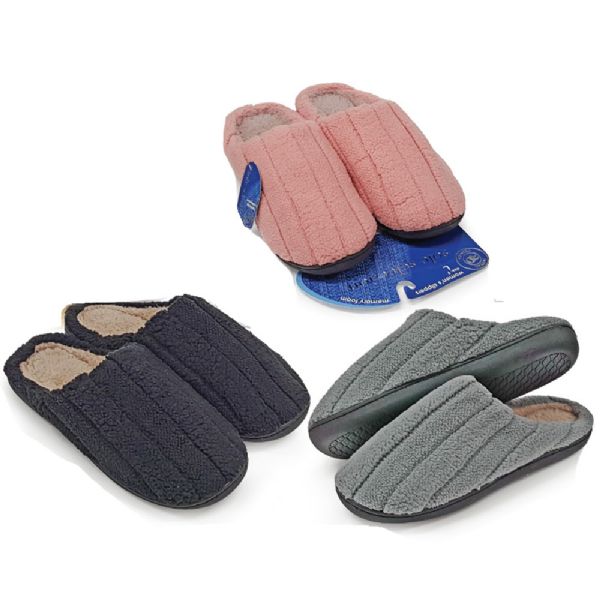 Plush memory foam online slippers