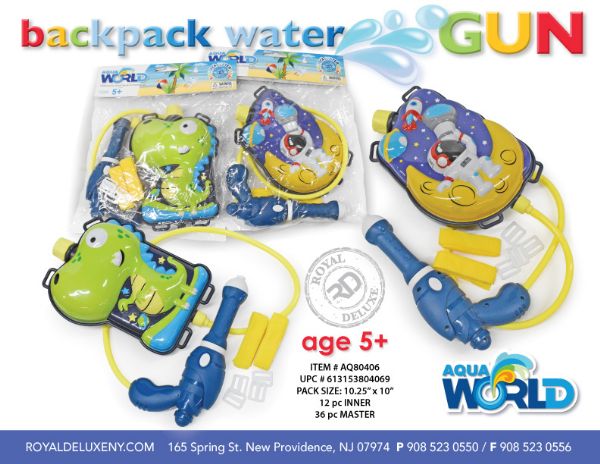 Boy's Back Pack Water Sprayer