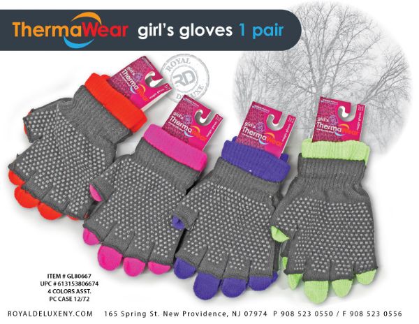 2tone Gripper Glove Girls