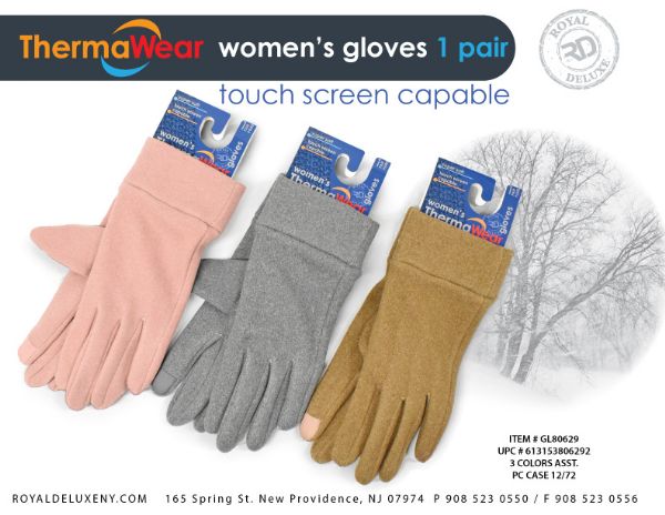 Womens Super Soft Stretch Glove