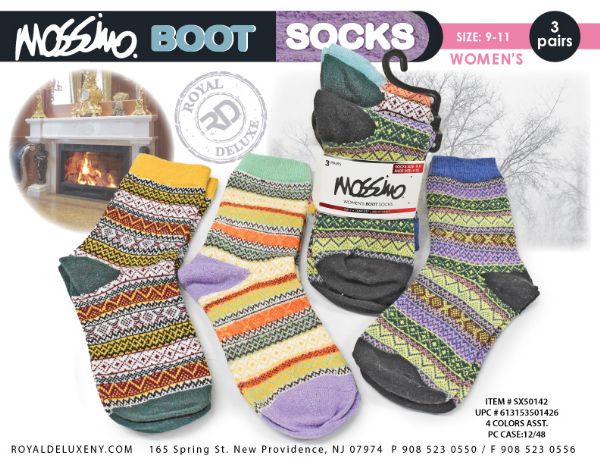 Mossimo 3pk Womens Fashion Thermal Boot Socks