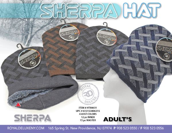 Men's Sherpa Lined Beanie Hat