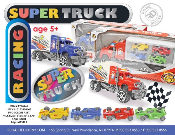 5pk Super Truck Playset