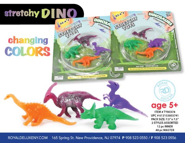 Color Changing Dino Stretchy