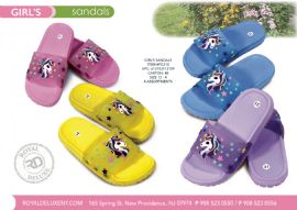 Girl's Slide W/ Unicorn Motif