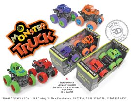 2-Pack Friction Monster Cars