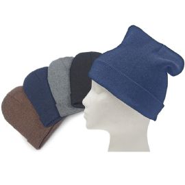 Assorted Dark Colors Beanie Hat