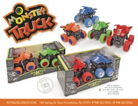 2-Pack Friction Monster Atv Set