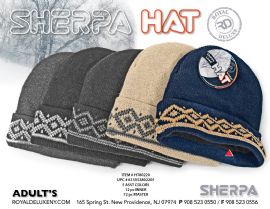 Men' Sherpa Lined Knit Hat