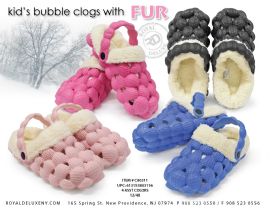 Kid's Sherpa Lined Bubble Clogs