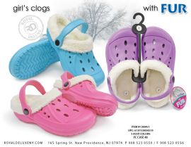 Fur Lined Clogs Girls