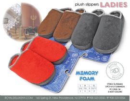 Women's Memory Foam Slipper With Terry Top