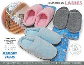 Women's Memory Foam Slipper With Velvet Top