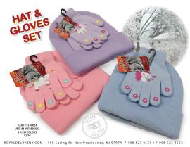 2pk Hat & Glove Set Unicorn