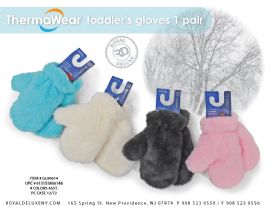 Toddler Furry Mittens