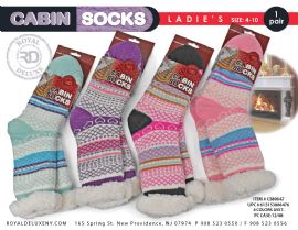 Women's Sherpa Lined Cabin Socks