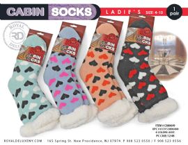 Women's Sherpa Lined Cabin Socks