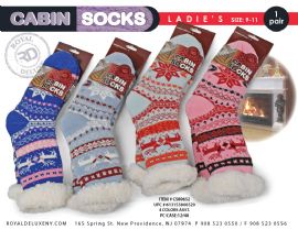 Women's Sherpa Lined Cabin Socks