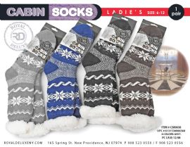 Men's Sherp Lined Cabin Socks