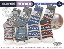 Men's Sherp Lined Cabin Socks