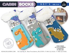 Boys Sherpa Cabin Socks