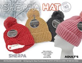 Sherpa Lined Super Soft Pom Pom Hat