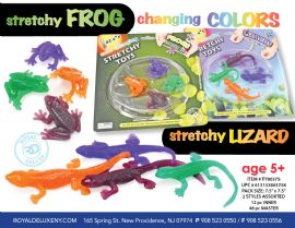 Color Changing Lizard & Frog Stretchy